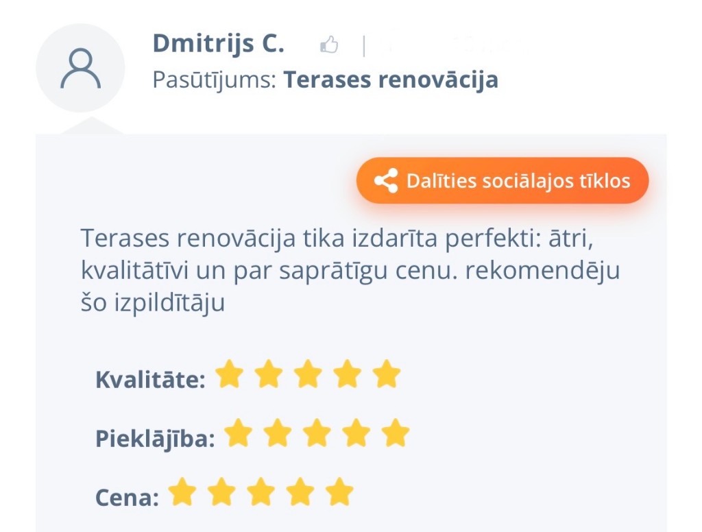 Klienta atsauksme 11