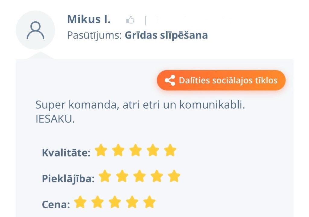 Klienta atsauksme 23